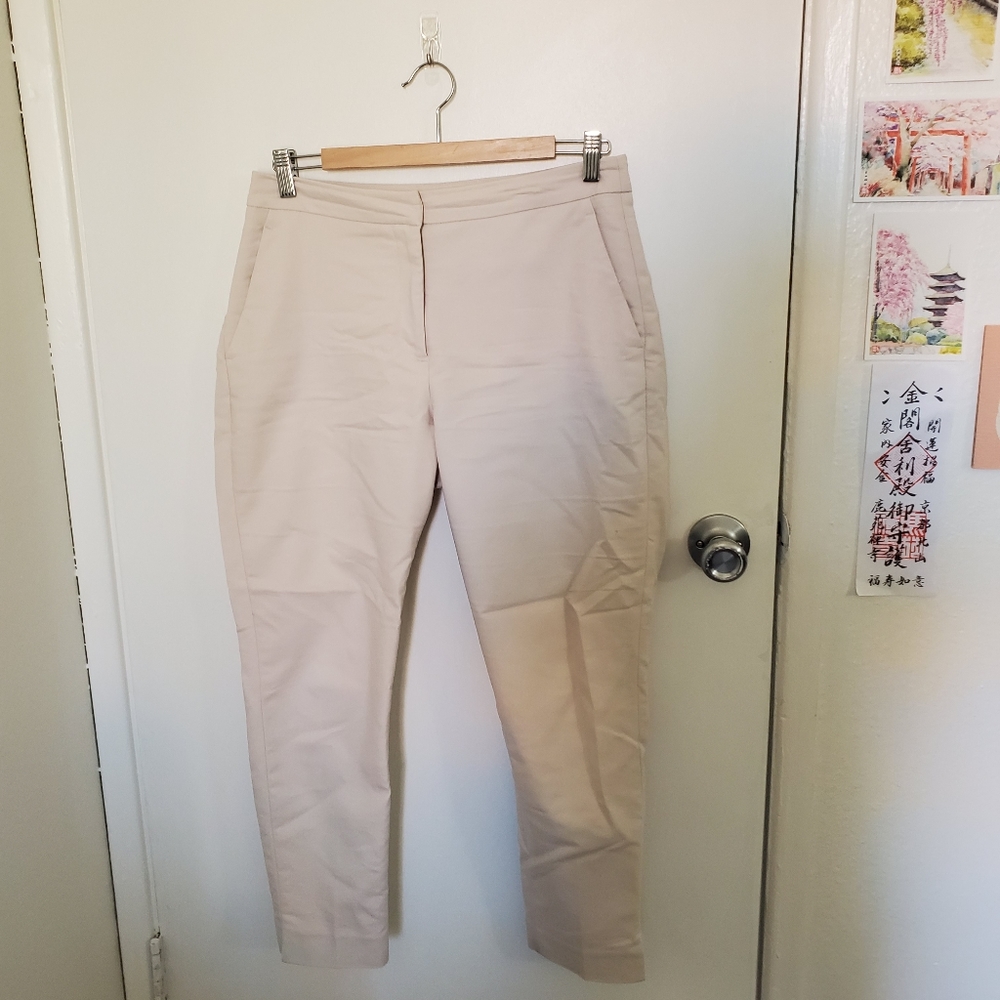 H&M Cream Trousers with Pockets
